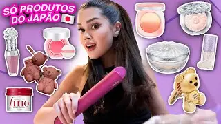 TESTANDO TODOS PRODUTOS DO JAPÃO QUE COMPREI! (Make, cabelo e +)