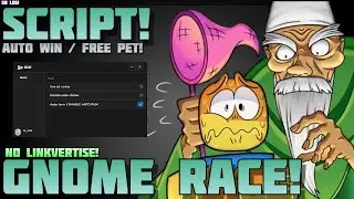[Best 🧙‍♂️] Gnome Race 🔥 No Linkvertise! Auto Win / Reedem Codes / Auto Click 🔥 PC & Mobile! (2024)