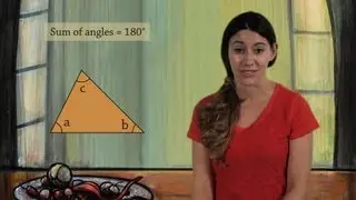 Sum of the angles in a triangle - Geometry