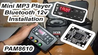 Module Decoder MP3 Player Bluetooth 12v + PAM8610 2020 Full Tutor Installation [Indonesian]