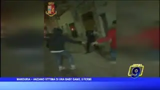 MANDURIA - PENSIONATO VITTIMA DI UNA BABY GANG, 8 FERMI