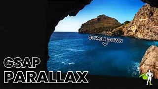Parallax scrolling effect website using gsap scrolltrigger | gsap parallax effect