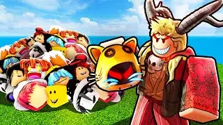I Disguised Myself as YouTubers in Blox Fruits