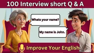100 Most important questions and answers | English for kids | Easy English Conversations