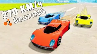 400КМ/Ч ШИНЫ НЕ ВЫДЕРЖИВАЮТ НАГРУЗКИ!!! - ДЛЯ BEAM NG MP Мультиплеер!!! (Automation)