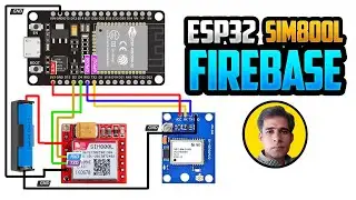 ESP32 SIM800L Firebase | Send GPS Data to Server