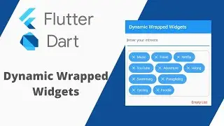 Dynamic Wrapped Widgets Flutter | Flutter Nepal #flutternepal