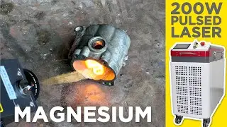 Laser Cleaning Magnesium with 200w Pulsed Laser Cleaner