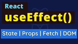 React Tutorial | useEffect hook in React | Learn useEffect hook in ReactJS