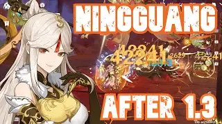 Ningguang After 1.3 Update vs. Pyro Regisvine | Genshin Impact