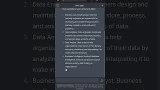 Top data science jobs in 2023 #shortsvideo #shortvideo #data