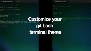 Git Bash Terminal Customization || Quanta++