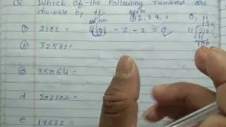 Which of the following numbers are divisible by 11