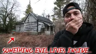 WE ENCOUNTERED SOMETHING EVIL IN THIS HAUNTED HOUSE IN THE FOREST!