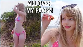 BIKINI FORAGING | Making Rosehip Oil From Scratch!