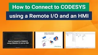 How to Connect to CODESYS using a Remote I/O and an HMI