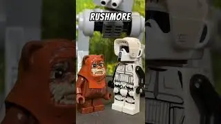 A Dad Joke with Wicket & Stormtrooper - Joke with Legos