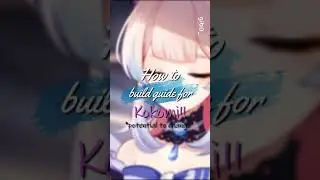 Short and simple KOKOMI build guide!| Genshin Impact