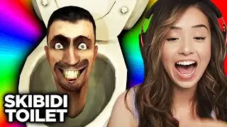 Pokimane reacts to Skibidi toilet (first time)