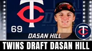Minnesota Twins select LHP DASAN HILL with 2nd Round Comp Pick || MLB DRAFT 2024