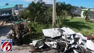 Tornado debris collection begins in South Patrick Shores