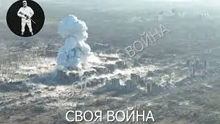 Прилет по позициям украинских боевиков использующих жилую застройку в качестве укрытий