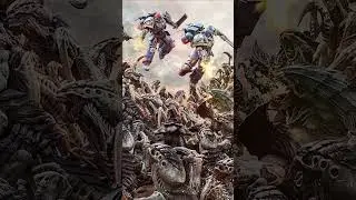 Космодесант и смертные. Бэк Warhammer 40000  
