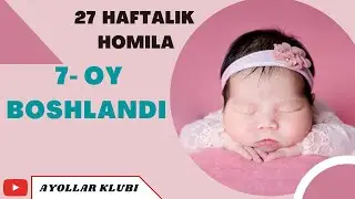 27 HAFTALIK HOMILA HAQIDA