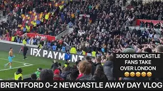 *CHRISTIAN ERIKSEN RETURN 🇩🇰* BRENTFORD 0-2 NEWCASTLE AWAY DAY VLOG !!!!!