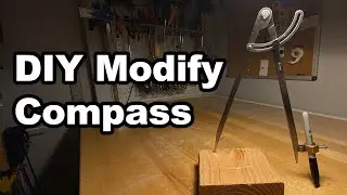 Modified Extra Large Compass to Accept Larger Pens