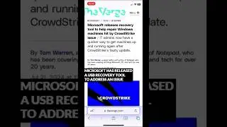CrowdStrike Oopsie? Microsoft's Got Your Back with Recovery Tool!