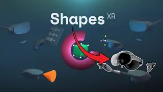 ShapesXR Overview On Meta Quest Pro With Colour Passthrough | Virtual Reality | VR