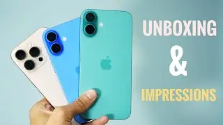 iPhone 16/Plus/Pro Unboxing & BRIEF First Impressions!