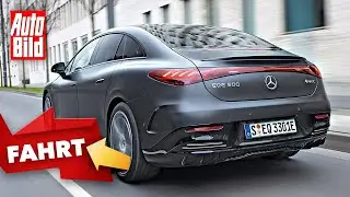 Mercedes EQE 500 4matic (2022) | Erste Fahrt in der elektrischen E-Klasse | mit Dennis Petermann