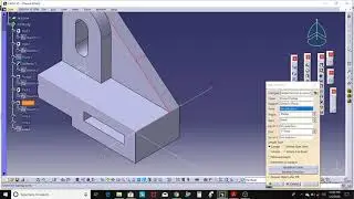 2.32 Part Design CATIA V5: Creating Line/Point-Point/Direction/Angle/Normal-curve tangent-curve