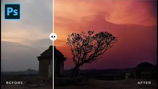How To Create stunning Sunrise/Sunset photos | Adobe Photoshop |  Photography Editing Tutorial
