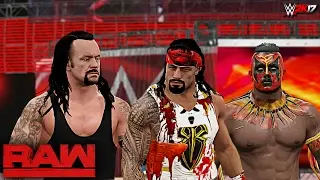 WWE 2K17 Custom Story - Roman Reigns Becomes Zombie Raw 2017 ft. Undertaker, Cena, Lesnar - PART 12