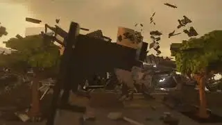 Teardown office tower destruction 3#