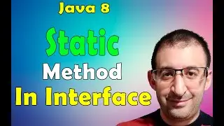 24- Java 8 Tutorial - Static Methods inside Interface