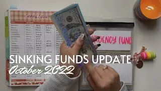 November 2022 Sinking Funds Update| Sinking Funds Counting | October 2021 Budget | Maria's Budgeting