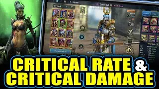 CRITICAL RATE and CRITICAL DAMAGE! - Two of the most important stats in RAID: Shadow Legends