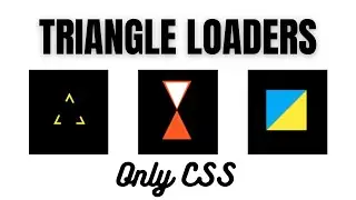 3 Creative CSS Loaders || CSS Animation