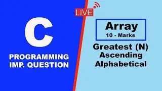 Array in C Programming for NEB +2