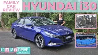 Family car review: 2021 Hyundai i30 Active Sedan – fits three child seats!