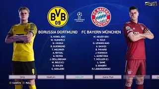 PES 2021 - Borussia Dortmund vs Bayern Munich - UEFA Champions League UCL 2021/2022 - eFootball