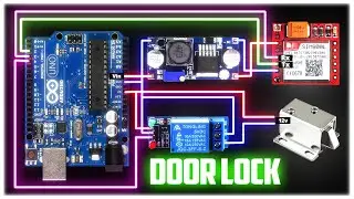GSM Based Door Lock System - Arduino GSM Module SIM800L