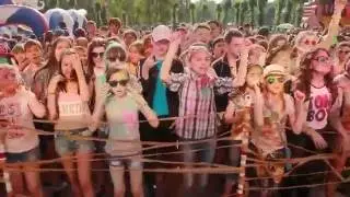 Все, танцуют локтями все!) Фест красок Салават 2016