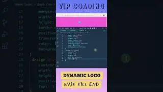 Creating dynamic logo using html and css | Dynamic logo kaise banye website ke lye #vipcoading2022