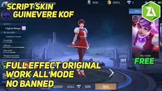 NEW UPDATE!!! SKIN GUINEVERE KOF FULL EFFECT FREE | VERSI ZARCHIVER
