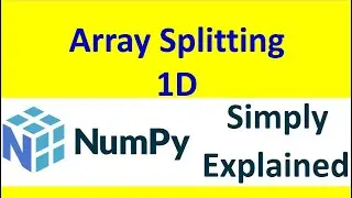 NumPy _Split One Dimensional [Part -17]